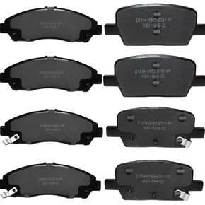 SIPAUTEC-Front and Rear Disc Brake Pads Set Ceramic Replacement for 2017 2018 2019 2020 Gmc Acadia 2018-2020 Buick Enclave/Cadillac Xt5/ Xt6 2019-2020 Chevy Blazer 2018-2020 Traverse in Kuwait
