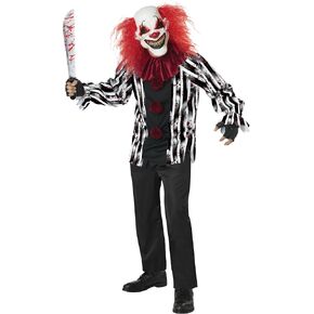 California Costumes, Men's Demented Clown, Plus Size in Kuwait