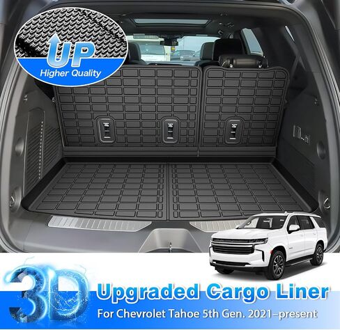 Cargo Liner Fits for Tesla Model Y 2020-2024 2025 5-Seat (Not for 7 Seat) All Weather Back Seat Cover Trunk Cargo Mat for Model Y Accessories (with Backrest Mat) in Saudi Arabia
