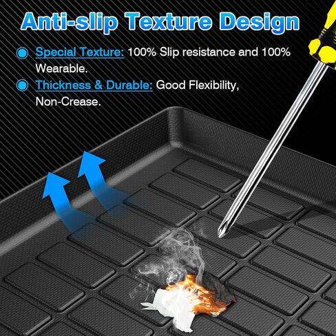 Cargo Liner Fits for Tesla Model Y 2020-2024 2025 5-Seat (Not for 7 Seat) All Weather Back Seat Cover Trunk Cargo Mat for Model Y Accessories (with Backrest Mat) in Saudi Arabia