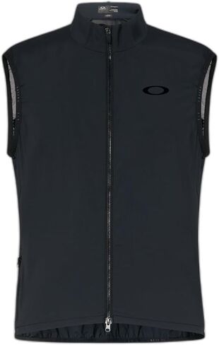 Oakley Mens Endurance Packable Wind Vest 2.0, Blackout, Large in Saudi Arabia