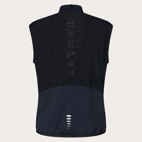 Oakley Mens Endurance Packable Wind Vest 2.0, Blackout, Large in Saudi Arabia