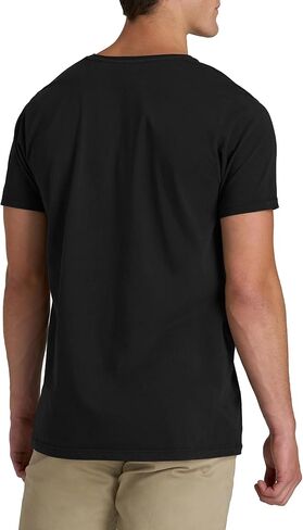 تي شيرت رجالي من القطن من PLEPAN - بأكمام قصيرة وياقة دائرية كلاسيكية، قميص كاجوال ناعم وفاخر in Kuwait