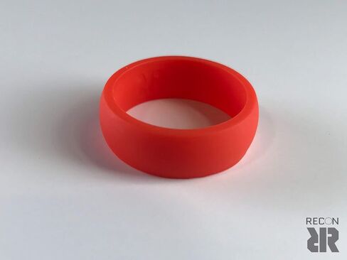 Men's Bright Orange Silicone Ring in Saudi Arabia