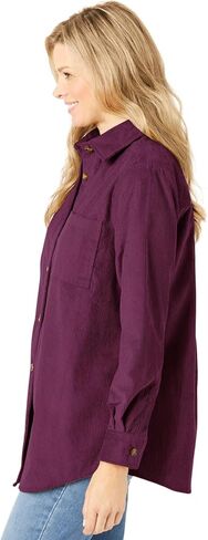 Woman Within Plus Size Corduroy Shirt in Saudi Arabia