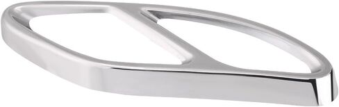Tail Pipe Tips, Keenso 1Pair W205 Cover Car Tail Muffler Tip Pipe Cover Trims for C Class w205 Coupe GLC B Class w246 E Class w212 w213 C207 Coupe A Class w176(Silver) in Saudi Arabia