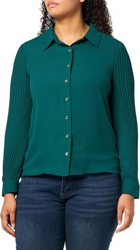 Tommy Hilfiger Womens Long Sleeve Shirt with Pleated Sleeves in Saudi Arabia