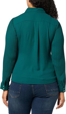 Tommy Hilfiger Womens Long Sleeve Shirt with Pleated Sleeves in Saudi Arabia