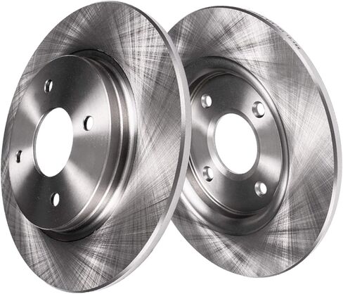 Detroit Axle - Rear Brake Kit for 4-Wheel Disc 2004-2009 Kia Spectra, 2005-2009 Kia Spectra5 Brakes Rotors and Ceramic Brake Pads 2006 2007 2008 Replacement in Saudi Arabia