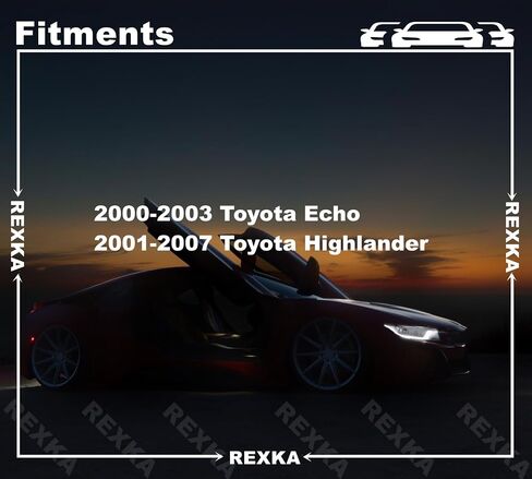 10 قطع من مشابك تشكيل المصد الأمامي من Rexka مع سدادة لسيارة Toyota 52197-52010 Highlander Echo in Saudi Arabia