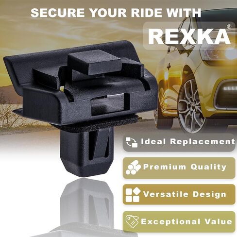 10 قطع من مشابك تشكيل المصد الأمامي من Rexka مع سدادة لسيارة Toyota 52197-52010 Highlander Echo in Saudi Arabia