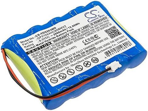 FITHOOD Battery Replacement for vdw Silver Silver Reciproc SR2634 V0411630000000 GP210AAHCB5BMXZ (2000mAh/6.0V) in Saudi Arabia