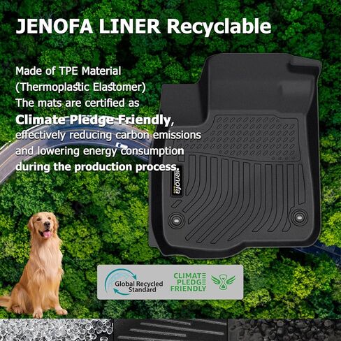 Jenofa-Floor Mats for Ford Explorer 7 Seats 2015-2019 Floor Liner All Weather Car Mats Custom Fit Ford Explorer Durable Floor Liners Car Mat for Ford Explorer Accessories Black in Kuwait