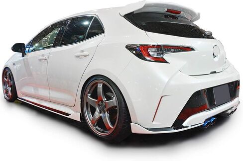 IKON MOTORSPORTS جناح سقف متوافق مع 2019-2024 تويوتا كورولا هاتشباك 5Dr، نمط Blitz مطلي #218 موقف أسود معدني ABS الخلفي الجذع الشفاه الجناح طقم الجسم in Saudi Arabia