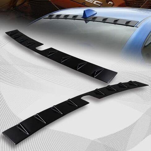 Glossy Black Shark Fin Rear Window Roof Spoiler Compatible with 2012-2015 Subaru Impreza & Compatible with 2015-2021 Subaru WRX STI, 2013 2014 in Saudi Arabia