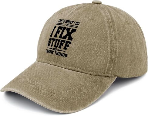 Birthday Gifts Baseball Cap Funny Hats Gift for Men Who Have Everything for Husband papa dad Grandpa Boyfriend Son Khaki in Saudi Arabia