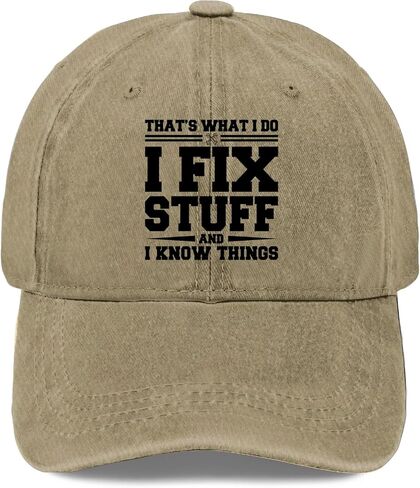 Birthday Gifts Baseball Cap Funny Hats Gift for Men Who Have Everything for Husband papa dad Grandpa Boyfriend Son Khaki in Saudi Arabia