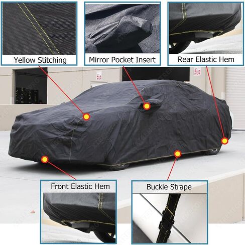 غطاء سيارة يناسب 1995 1996 1997 1998 1999 2000 2001 2002 2003 2004 Mitsubishi Eclipse XTREMECOVERPRO Diamond Series أسود in Kuwait