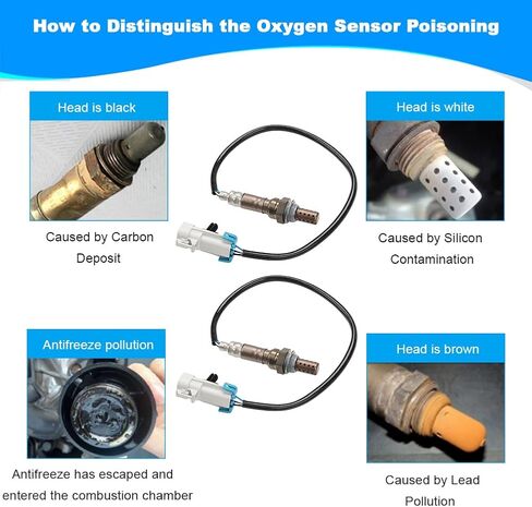 JDMON 2PCS O2 Oxygen Sensor Upstream Downstream Replacement for Chevy HHR, Equinox, GMC Sierra 1500, Buick LaCross, Cadillac CTS Compatible with 234-4668, 250-24470, 12594452 in Saudi Arabia