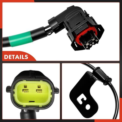 A-Premium Front Right ABS Wheel Speed Sensor Compatible with Hyundai Models - Genesis 2014 2015 2016, RWD in Saudi Arabia
