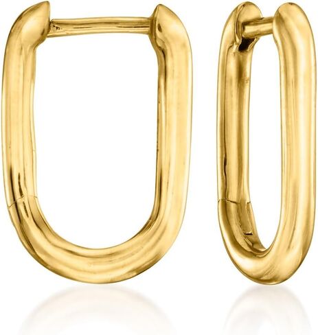 Ross-Simons 18kt Gold Over Sterling Hoop Earrings With Removable 10-13mm Cultured Baroque Pearl Drops in Saudi Arabia