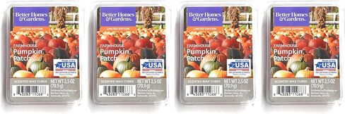 Better Homes and Gardens Farmhouse Pumpkin Patch Wax Cubes 2.5 oz x 4 in Saudi Arabia
