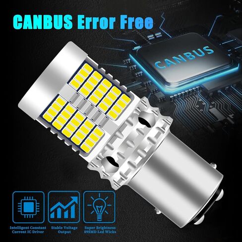 7440 T20 W21W LED Bulbs for Turn Signal Lights Amber Yellow, CANBUS Error Free Anti Hyper Flash 2016 89SMD 4000LM Extremely Bright Automotive Replacement Light Bulbs (2PCS) in Saudi Arabia