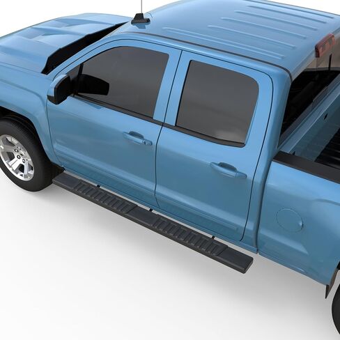 MOSTPLUS 6 inches Running Boards Bar Nerf Bar Compatible for 2019-2025 Chevy Silverado GMC Sierra 1500/2020-2025 2500HD 3500HD Double Cab Side Step in Saudi Arabia