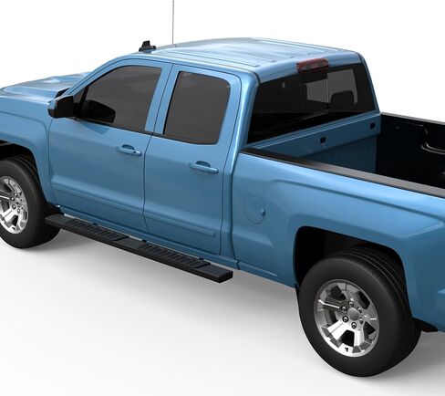 MOSTPLUS 6 inches Running Boards Bar Nerf Bar Compatible for 2019-2025 Chevy Silverado GMC Sierra 1500/2020-2025 2500HD 3500HD Double Cab Side Step in Saudi Arabia