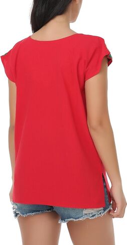 YZXDORWJ Women's Mexican Peasant Blouse Cotton Tops White Shirt in Kuwait