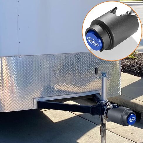Heavy Duty Trailer Locks Ball Hitch ، 2 5/16 Ball Hitch Lock Lock Anti Theft ، نوبات قوية لـ RV/Boat/Cargo/Fetity Trailer Acpler (Black) in Kuwait