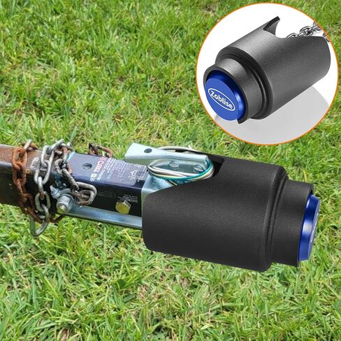 Heavy Duty Trailer Locks Ball Hitch ، 2 5/16 Ball Hitch Lock Lock Anti Theft ، نوبات قوية لـ RV/Boat/Cargo/Fetity Trailer Acpler (Black) in Kuwait