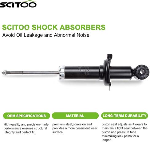 SCITOO Rear Shocks Set of 2 for CRV, Shocks Absorbers and Struts Fits 2002 2003 2004 for Honda CR-V Amortiguadores in Saudi Arabia