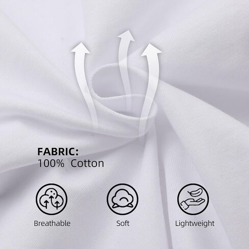 مجموعة من 2 تي شيرت قطني بأكمام طويلة تي شيرت أساسي برقبة دائرية للأولاد/البنات/الأطفال الصغار تي شيرت بأكمام طويلة in Kuwait