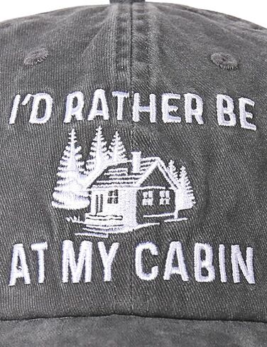 InnoBeta Cabin Gifts Hat, Gifts for Cabin Owner on Christmas, Birthday, Adjustable Embroidered Baseball Cap in Saudi Arabia