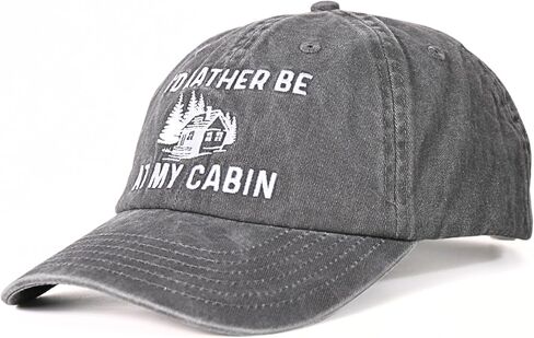 InnoBeta Cabin Gifts Hat, Gifts for Cabin Owner on Christmas, Birthday, Adjustable Embroidered Baseball Cap in Saudi Arabia