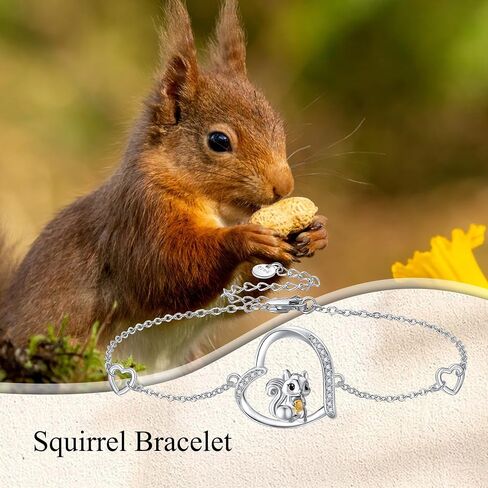 Bracelet for Women 925 Sterling Silver Giraffe/Horse/Panda/Squirrel/Penguin Bracelets Animal Jewelry Summer Gifts for Animal Lover Mom Wife in Saudi Arabia