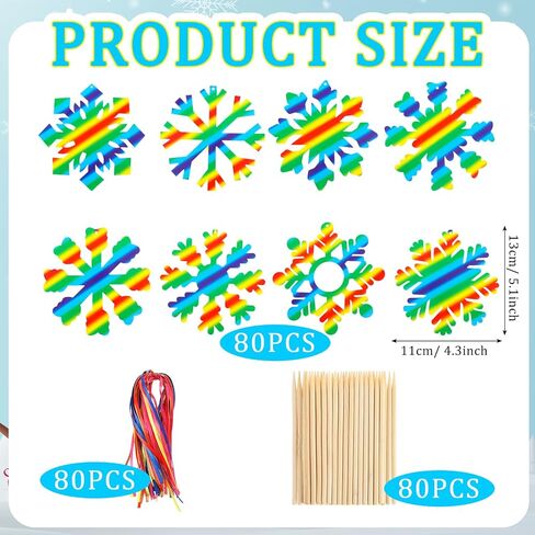 80 Sets 8 Styles Magic Color Scratch Green Christmas Tree Ornaments 5.1 Inches Christmas Crafts Kits Rainbow Scratch Ornaments for Activities Winter Season Party Favors (House) in Saudi Arabia