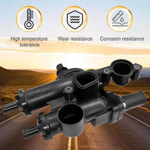 25600-2G500 Engine Coolant Thermostat Housing Assembly for Kia Optima Sportage Sorento 2011-2015 for Hyundai Tucson Sonata Santa Fe 2.4L L4 2011-2012 25600 2G500 in Kuwait