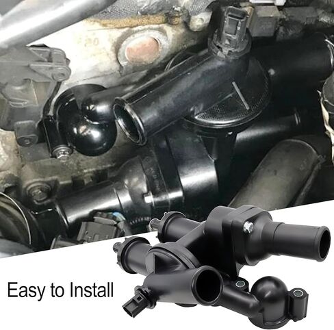 25600-2G500 Engine Coolant Thermostat Housing Assembly for Kia Optima Sportage Sorento 2011-2015 for Hyundai Tucson Sonata Santa Fe 2.4L L4 2011-2012 25600 2G500 in Kuwait