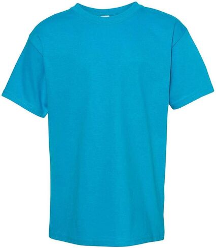 Hanes ComfortSoft Youth Short Sleeve T-Shirt M Teal in Saudi Arabia