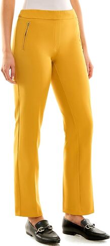 Zac & Rachel Women's Bond 18 Pull on with Faux Zipper Pockets Casual Pants in Saudi Arabia