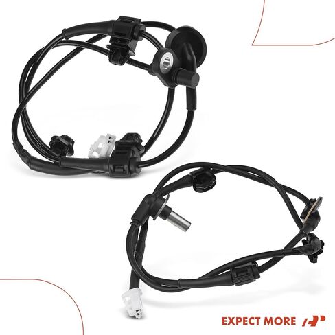 مستشعر سرعة العجلات A-Premium ABS متوافق مع موديلات Mazda - CX-7 CX7 2007-2012، CX-9 CX9 2009-2010 - السائق الخلفي وجانب الراكب، مجموعة من قطعتين، استبدال # EG274371YB، EG274372YB in Saudi Arabia