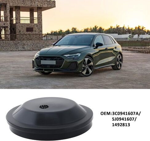 Car Headlight Cover Cap Replacement Part 3C0941607A 5J0941607 1492813 Compatible with Skoda Fabia 2007-2014 in Saudi Arabia