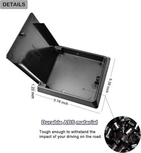 Center Console Hidden Storage Box Compatible with 2021 2022 2023 2024 Ford Bronco 2/4 Door Interior Accessories Armrest Organizer Insert Tray Secret Compartment (Not for 2025), Black in Saudi Arabia