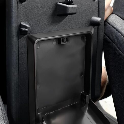 Center Console Hidden Storage Box Compatible with 2021 2022 2023 2024 Ford Bronco 2/4 Door Interior Accessories Armrest Organizer Insert Tray Secret Compartment (Not for 2025), Black in Saudi Arabia