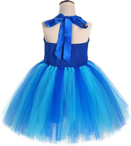 Costume for Girls 1-10Y Halloween Kids Sequin Tutu Dress Birthday Party Clothes with Headband in Saudi Arabia