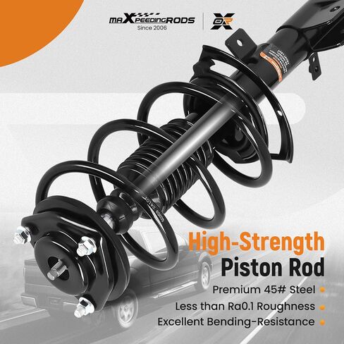 maXpeedingrods 2Pcs Front Struts for Dodge Caliber 2007-2012 2.0 L I4, 172367 172368 Shock Absorbers Struts with Coil Spring Assembly in Saudi Arabia