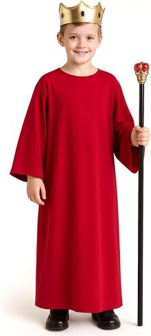 Toulite Nativity Costumes for Kids Shepherd Jesus Halloween Christmas Saint Costumes for Boys Girls in Saudi Arabia