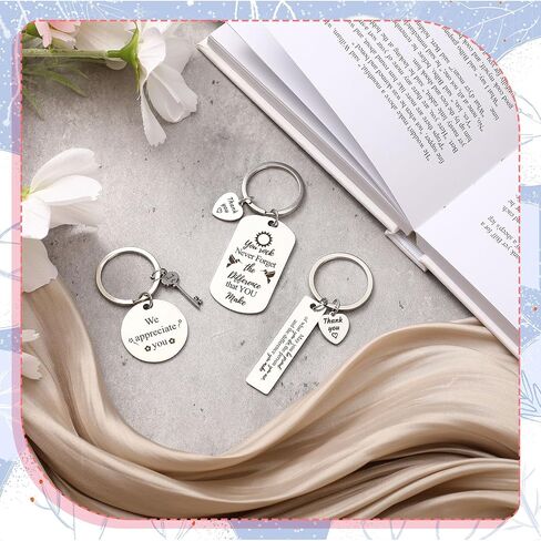 Ramede 48 Pcs Best Team Ever Gifts Appreciation Week Gifts Cosmetic Makeup Canvas Bags Best Teammate Ever Socks Inspirational Keychains Round Compact Mirrors for Women Coworkers Social Worker in Saudi Arabia